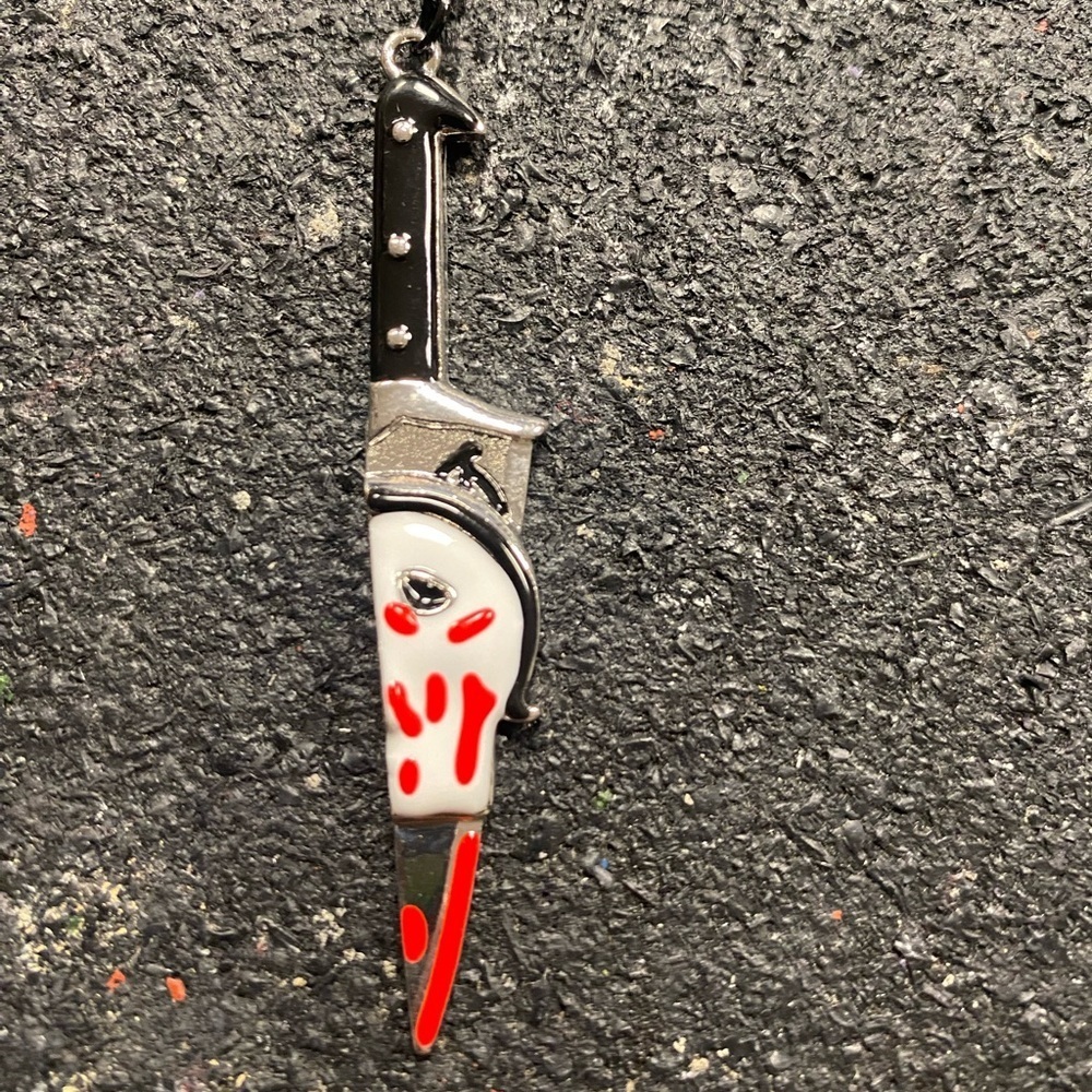 Spooky scary Michael Myers necklace